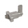 GN 724.2 Loquets à ressort, acier/inox, avec goupille chanfreinée et bride pour montage en surface N° d'identification: 3 - Chanfrein, droit
Type: A - Position du bras de verrouillage perpendiculaire à la bride
Matériau/Finition: NI - Inox, moulage de précision