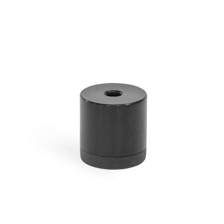 Pies para equipos GN 440: Aluminio / acero inoxidable, con tapa de goma