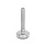 GN 31 Piedini di livellamento, acciaio INOX, con disco antiscivolo Tipo (base): C3 - Finitura lucida, gomma vulcanizzata, nero
Versione (vite): U - Senza dado, esagono interno in alto e sede per chiave in basso