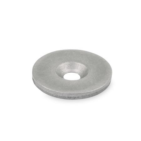 Disques de maintien GN 70: Inox, pour aimants de retenue