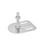 GN 43 Piedini di livellamento, acciaio INOX, con aletta di fissaggio, a forma rettangolare Form: G0 - Senza disco antiscivolo, con 2 fori asolati
Versione (vite): SK - Con dado, esagono esterno in basso