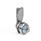 GN 115 Latches, Stainless Steel, Operation with Socket Keys, Protection Class IP 69k Type: AV8 - With four exterior flats