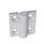 GN 437.1 Hinges, Zinc Die Casting Color: SR - Silver, RAL 9006, textured finish
