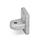 GN 271 Swivel Clamp Connector Bases, Aluminum Finish: BL - Plain finish, matte shot-blasted