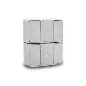GN 449.1 Türschnäpper, Kunststoff, justierbar, mit Abdeckung Form: A - Schnappverschluss ohne Verriegelung, ohne Fingergriff<br />Farbe: LG - grau, matt