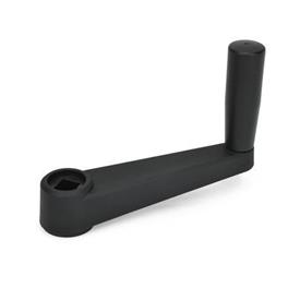 GN 570.1 Cranked Handles, Plastic, with Square 