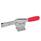 GN 820 Cepos de palanca, acero inoxidable, palanca de accionamiento horizontal, con base de montaje horizontal Material: NI - Acero inoxidable
Tipo: O - Brazo de sujeción macizo, con abrazadera para soldar