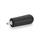 GN 798.6 Revolving Handles, Antibacterial Plastic Finish: SGA - Black-gray, RAL 7021, matte finish