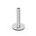 GN 41 Piedini di livellamento, acciaio INOX AISI 304 Tipo (base): D3 - Con disco antiscivolo, vulcanizzata, colore nero
Versione (vite): U - Senza dado, esagono interno in alto e sede per chiave in basso