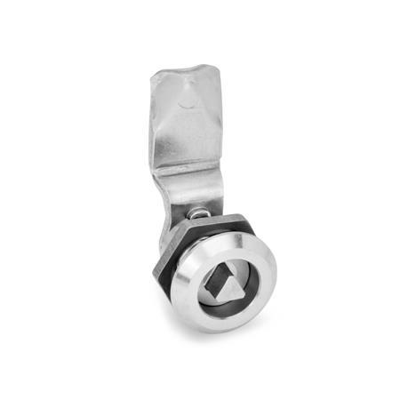 Cierres GN 115: Acero inoxidable, accionamiento con llave de vaso