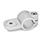 GN 278 Noix de serrage orientables, aluminium Type: MZ - avec encoche de centrage
Finition: BL - blanc, grenaillée mate