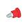 GN 822 Mini Indexing Plungers, Steel / Stainless Steel, Covered Indexing Mechanism, with Red Knob Material: ST - Steel
Type: C - With rest position
Color: RT - Red, RAL 3000