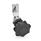 GN 115 Latches, Zinc Die Casting, with Operating Elements, Housing Collar Black Type: SG - With star knob