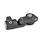 GN 284 Swivel Clamp Connector Joints, Aluminum Type: S - Stepless adjustment
Finish: SW - Black, RAL 9005, textured finish