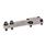 GN 869.2 Holders for Clamping Jaws, Steel, Static Holder Type: P - Clamping jaws parallel to clamping arm
Finish: NC - Chemically nickel plated
