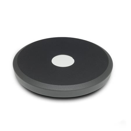 GN 9234 Handwheels, Aluminum, Powder Coated, for Linear Actuators Type: A - Without handle
Finish: SW - Black, RAL 9005, textured finish
d<sub>2</sub>: 80...100 - Disk handwheel