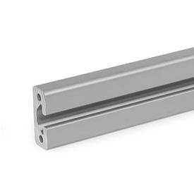 GN 10i Perfiles de aluminio, sistema modular-i, con ranuras abiertas en todos los lados, perfil tipo pesado Tamaño del perfil: I-40168S<br />Acabado: N - Anodizado, color natural
