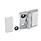 GN 238 Hinges, Zinc Die Casting , Adjustable, with Cover Type: EJ - One-sided adjustable
Colour: SR - Silver, RAL 9006, textured finish
