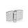 GN 1364 Stainless Steel Sheet Metal Hinges, Pointed Width l<sub>1</sub>: 70