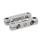 GN 474.3 Parallel Mounting Clamps with Adjustable Spindle, Aluminum Type: S - With four socket cap screws
Finish: MT - Matte, ground