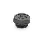 Threaded Plugs with DIN-Re-Fill Symbol, Seal Overlying, Plastic
