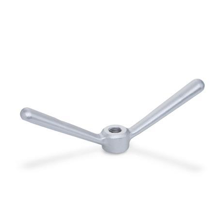 Doppelarmige Spannmuttern GN 206.1: Edelstahl