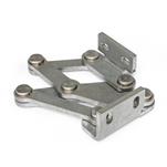 Multiple-Joint Hinges, Stainless Steel, Concealed, Opening Angle 90°