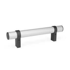 GN 333.3 Tubular Handles with Movable Handle Legs Finish: ELS - Anodized, natural color