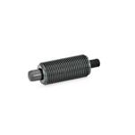 Doigts d'indexage, bouton en acier/plastique