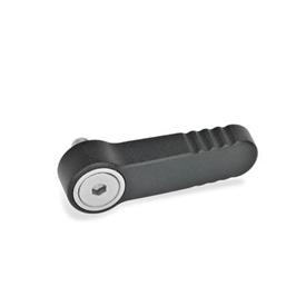 GN 720 Stop Locks Color: SW - Black, RAL 9005, textured finish