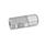 GN 6322 Vis de serrage de pièce avec épaulement à billes Type: C - Boulon de serrage de pièces, haut, aplati
