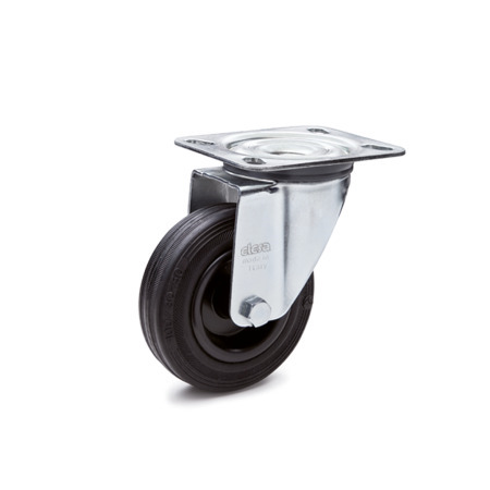 Medium Duty Casters GN 22873: Wheel Tread Rubber, Wheel Core Polypropylene, Light Version