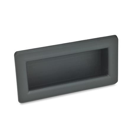 GN 739.1 Gripping Trays, Clip-In Type, Plastic Color: SG - Black-gray, RAL 7021, matte finish