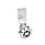 GN 115 Latches, Zinc Die Casting, Operation with Socket Keys, Housing Collar Chrome Plated Type: VK8 - With square