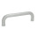 GN 426 Maniglie a ponte per armadi, alluminio Material: AL - Alluminio
Finish: BL - Piano, burattato