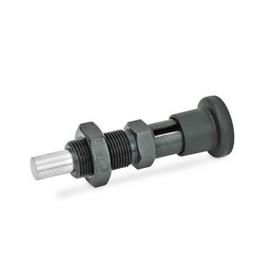 GN 817.8 Indexing Plungers, Removable Type: CK - With rest position, with lock nut