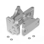 Multiple-Joint Hinges, Aluminum, Concealed, Opening Angle 180°