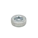 Threaded Plugs with Conical Thread, Steel