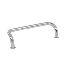 GN 425.1 Cabinet U-Handles, Stainless Steel Material: NI - Stainless steel<br />Finish: EP - Electropolished