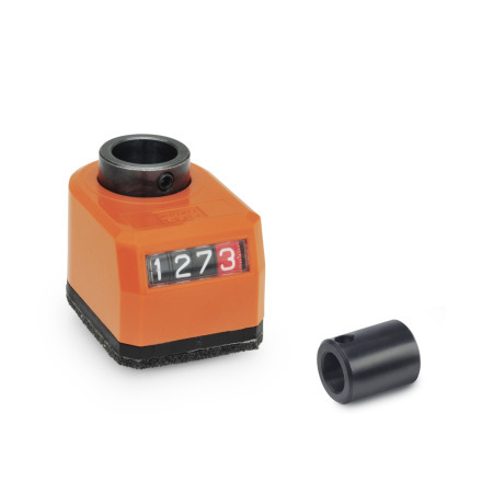 Position Indicators GN 9534: Plastic, Mechanical Counter, for Configurable Profile Linear Actuators