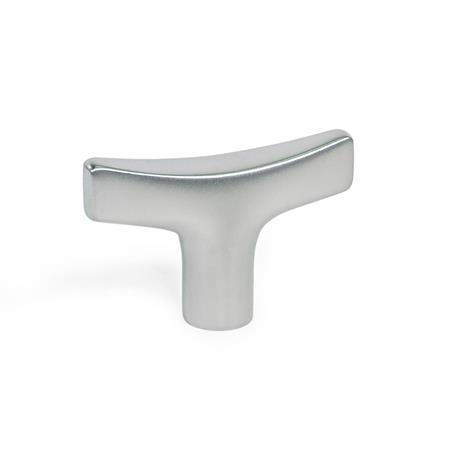GN 5063 T-Handles, Stainless Steel Finish: MT - Matte shot-blasted finish