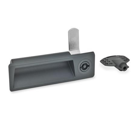 Latches with Gripping Tray GN 731.5 (PR-CH / LPR-SST) | Ganter