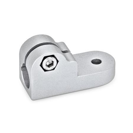 GN 275 Noix de serrage orientables, aluminium Finition: BL - blanc, grenaillée mate