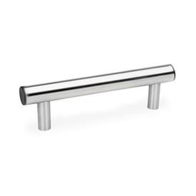 GN 666.5 Stainless Steel Tubular Handles Type: K - with plastic cover