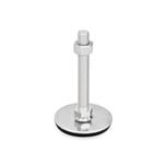 Pieds de machine, inox AISI 304
