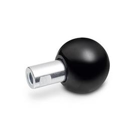 GN 319.2 Revolving Ball Knobs Type: B - With internal thread