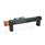 GN 331 Tubular Handles, Aluminum, with Electrical Switching Function Finish: SW - Black, RAL 9005, textured finish
Type: T2 - With 2 buttons
Identification no.: 2 - With emergency stop