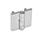 GN 237 Cerniere, acciaio INOX Materiale: NI - Acciaio INOX
Tipo: C - 2x2 perni filettati