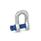 GN 584 Shackles, Steel, Straight Version Type: A - With stud bolt