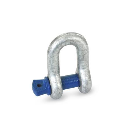 Shackles GN 584: Steel, Straight Version